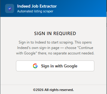Indeed Job Scrapper — screenshot 2 of 5